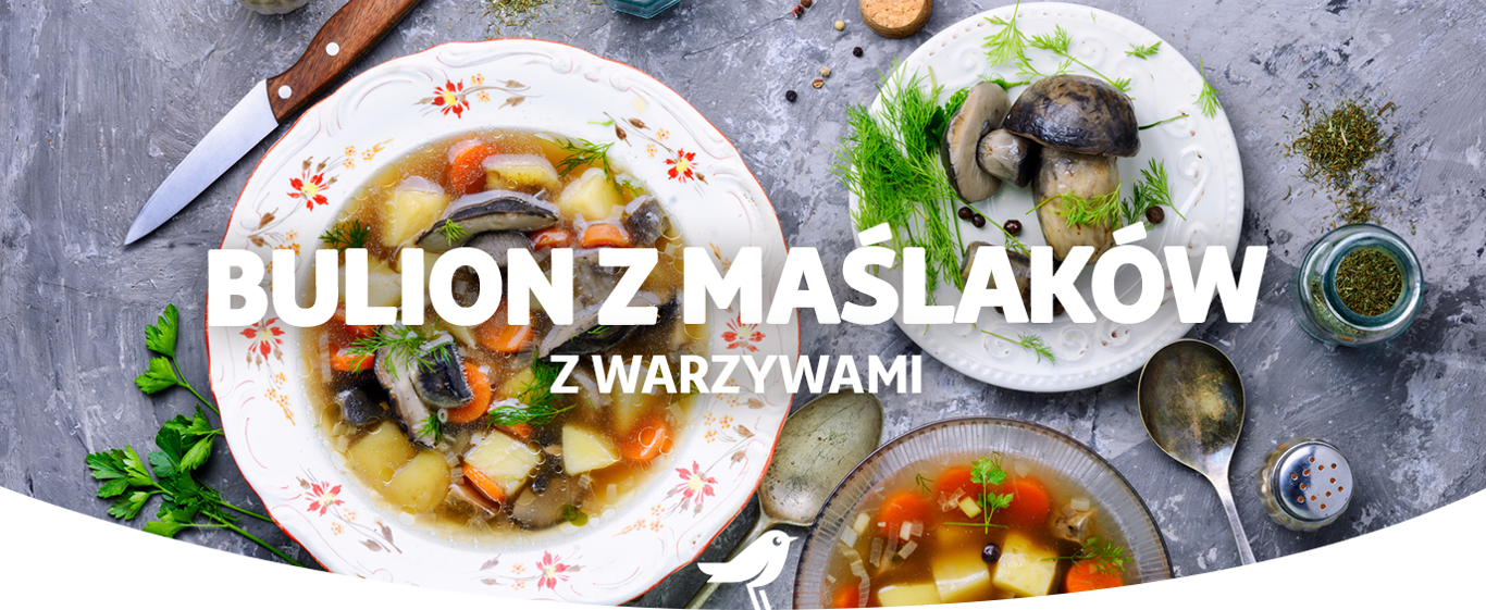 Bulion z maślaków